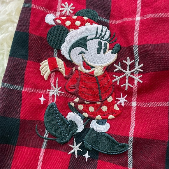 Girls Minnie Mouse Christmas Nightgown Size 9/10 - Picture 5 of 5